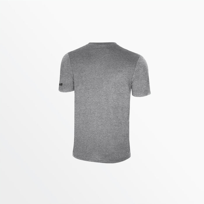 Capelli MEN'S BASICS TEE WITH SLEEVE LOGO Light Heather Grey