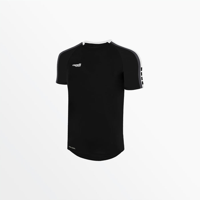 capelli MEN'S MADISON SHORT SLEEVE TRAINING TOP Black