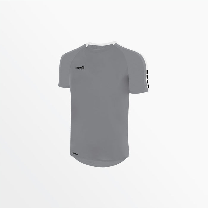 capelli MEN'S MADISON SHORT SLEEVE TRAINING TOP Light Grey