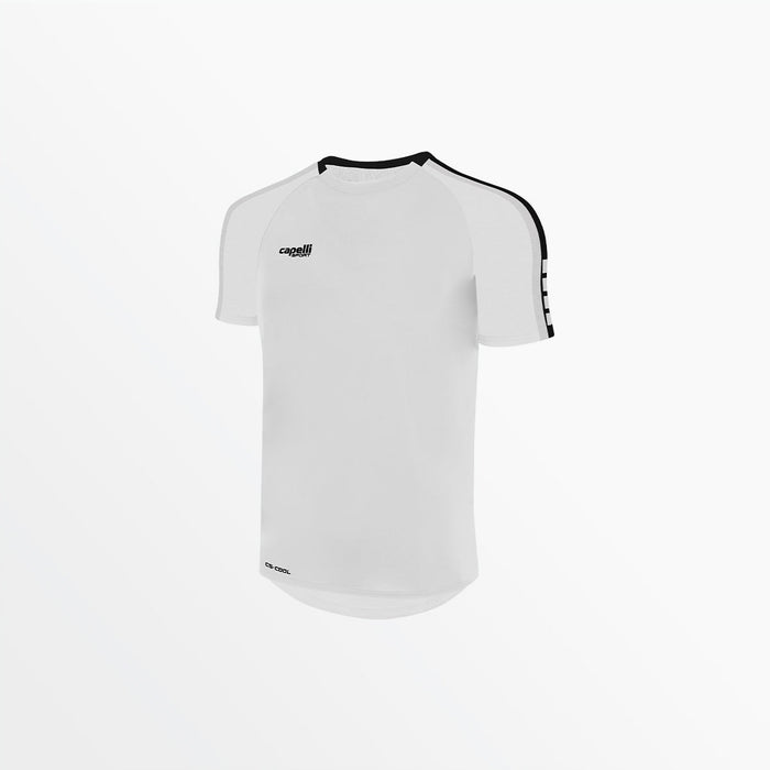 capelli MEN'S MADISON SHORT SLEEVE TRAINING TOP White