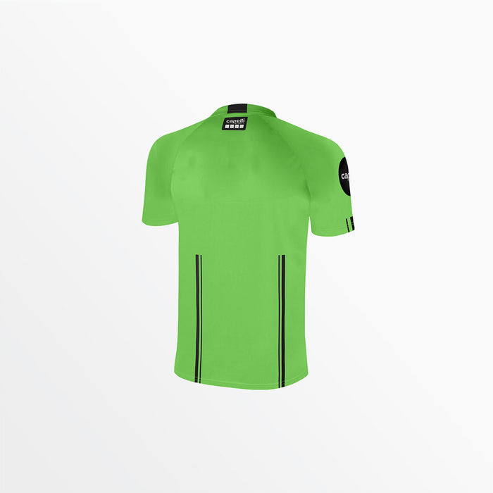 Capelli MEN'S OFFICIAL REFEREE V-NECK SHORT SLEEVE JERSEY Referee Green