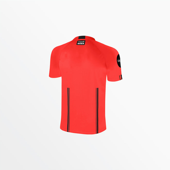 Capelli MEN'S OFFICIAL REFEREE V-NECK SHORT SLEEVE JERSEY Referee Red