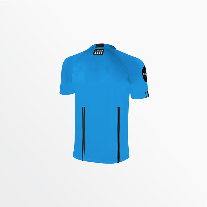 Capelli MEN'S OFFICIAL REFEREE V-NECK SHORT SLEEVE JERSEY Referee Blue