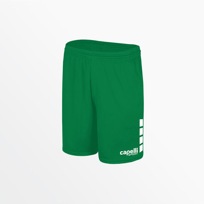 Capelli MEN'S TEAM MATCH SHORTS WITH 4-CUBES Celtic Green