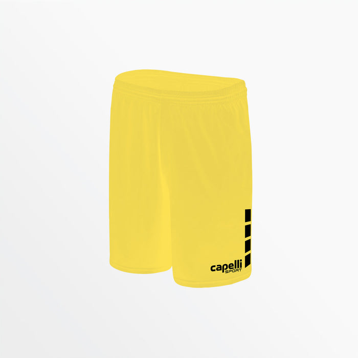 capelli MEN'S TEAM MATCH SHORTS WITH 4-CUBES Team Yellow