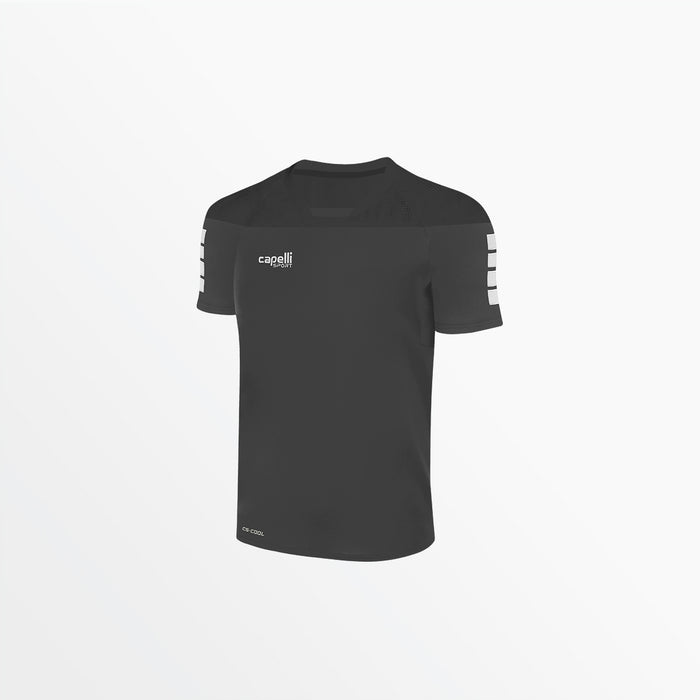 capelli MEN'S TRIBECA SHORT SLEEVE TRAINING TOP Dark Grey