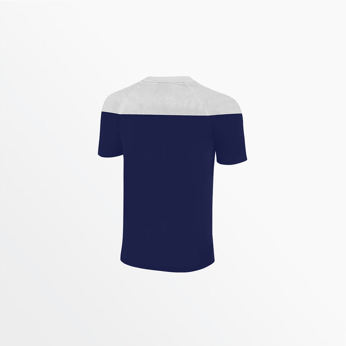 Capelli MEN'S TRIBECA SHORT SLEEVE TRAINING TOP Navy White