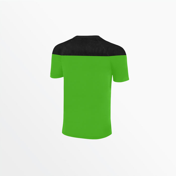 Capelli MEN'S TRIBECA SHORT SLEEVE TRAINING TOP Power Green Black