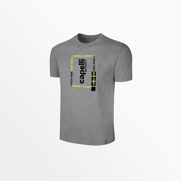 capelli MEN'S VERTICAL DISRUPTOR TEE Light Heather Grey