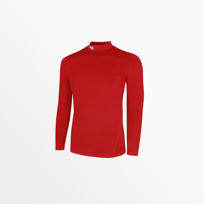 capelli MEN'S WARM LONG SLEEVE PERFORMANCE TOP White Red