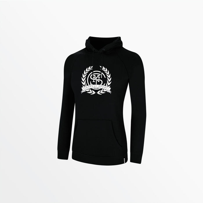Capelli WOMEN'S ACADEMIA CIRCLE PULLOVER HOODIE Black