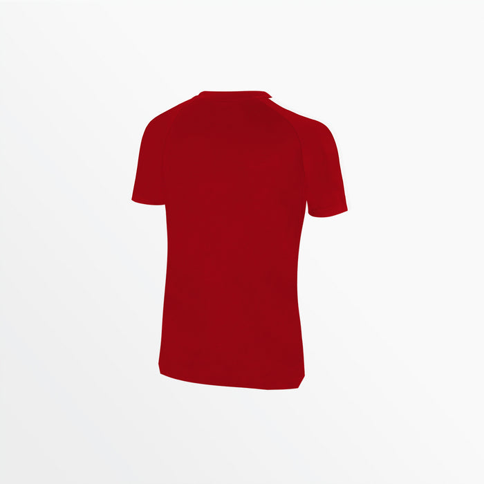 Capelli WOMEN'S BASICS ⅠⅠ BLOCK SHORT SLEEVE TRAINING TOP Red