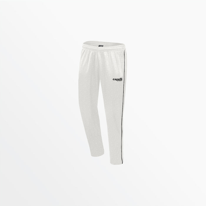capelli WOMEN'S BASICS ⅠⅠ MONOGRAM TRACK PANTS Off white