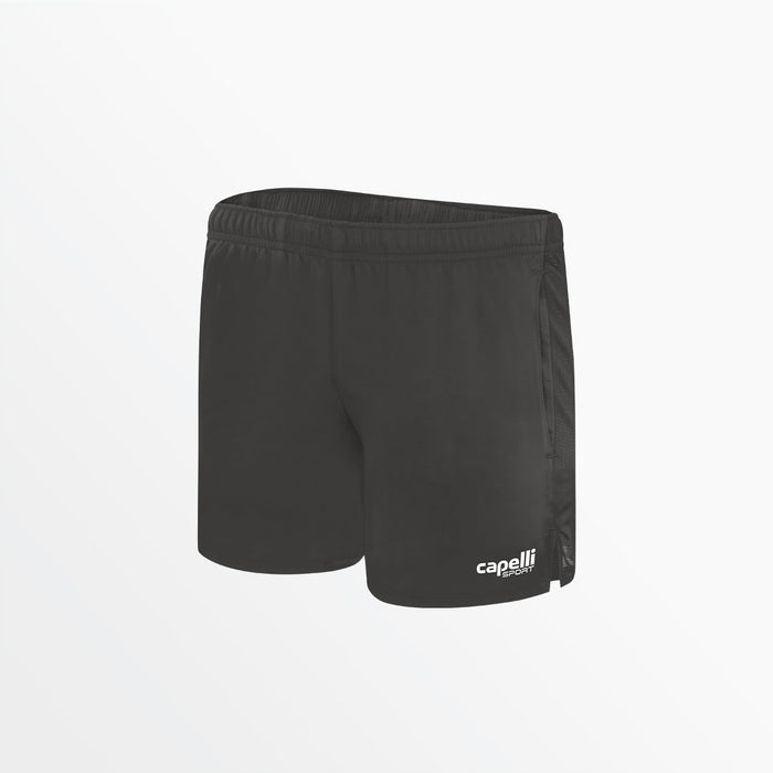 Capelli WOMEN'S CLASSIC WOVEN RUNNING SHORTS 3.5'' INSEAM Dark Grey