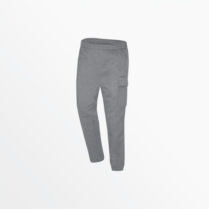 capelli WOMEN'S FLEECE CARGO SWEATPANTS Light Heather Grey