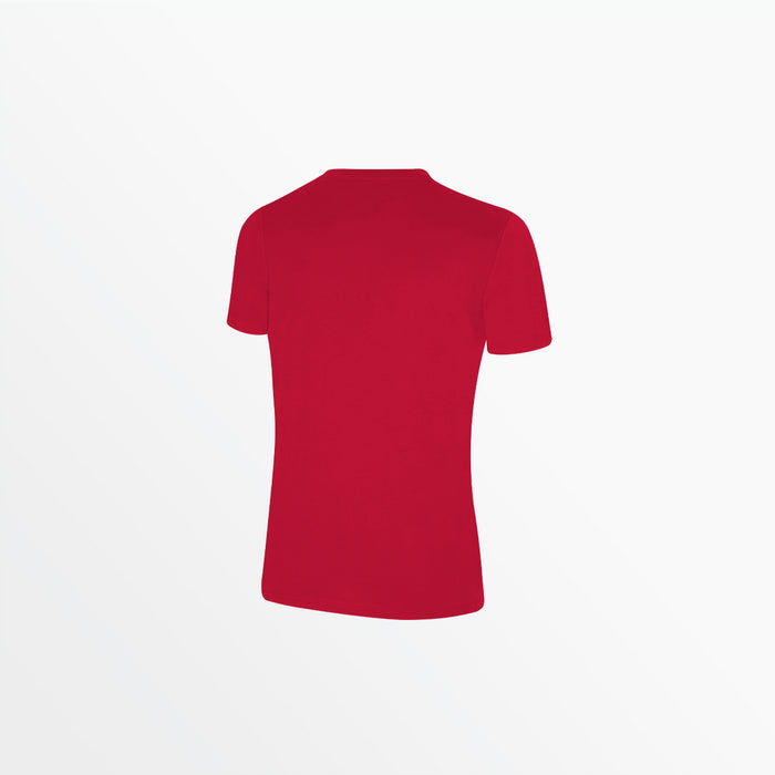 Capelli WOMEN'S LOGO TEE W OVERSIZED CENTER LOGO Red