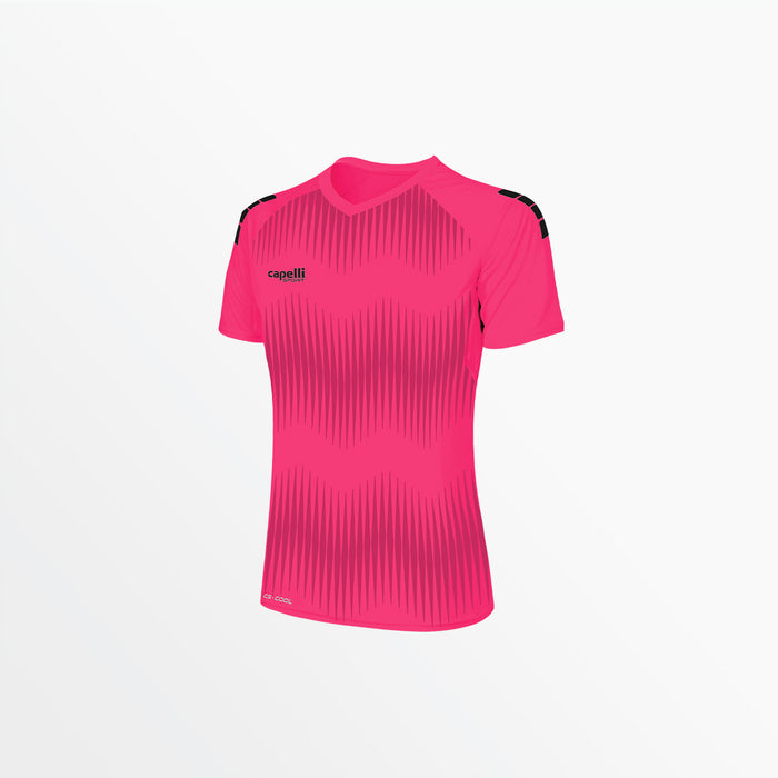 capelli WOMEN'S MADISON STATIC ⅠⅠ GOALKEEPER JERSEY Neon Pink