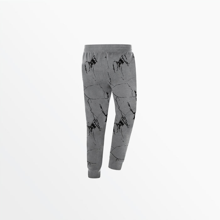 Capelli WOMEN'S MARBLE FRENCH TERRY JOGGERS Light Heather Grey