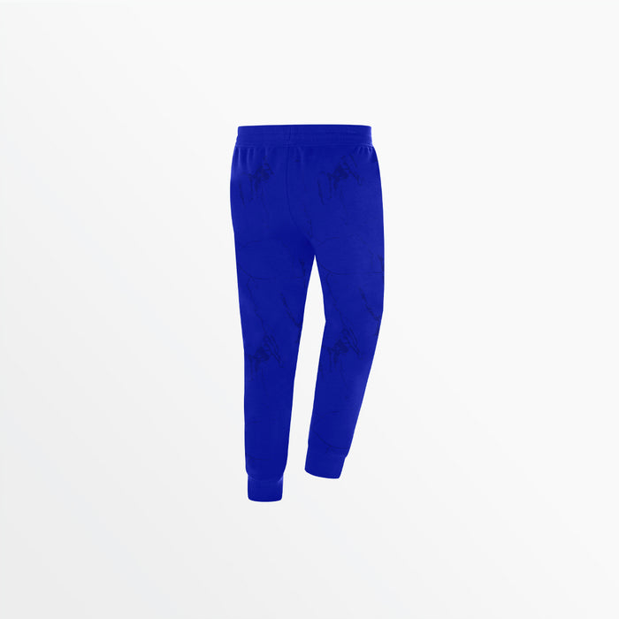 Capelli WOMEN'S MARBLE FRENCH TERRY JOGGERS Royal Blue