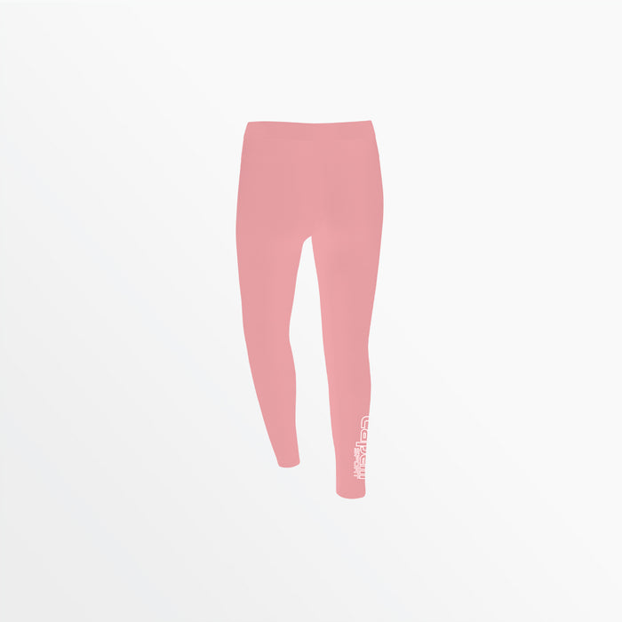 Capelli WOMEN'S MID RISE LOGO COTTON LEGGINGS Blush