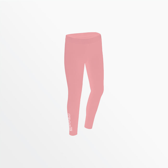 capelli WOMEN'S MID RISE LOGO COTTON LEGGINGS Blush