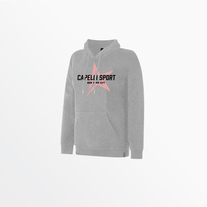 capelli WOMEN'S STRIKE STAR PULLOVER HOODIE Light Heather Grey