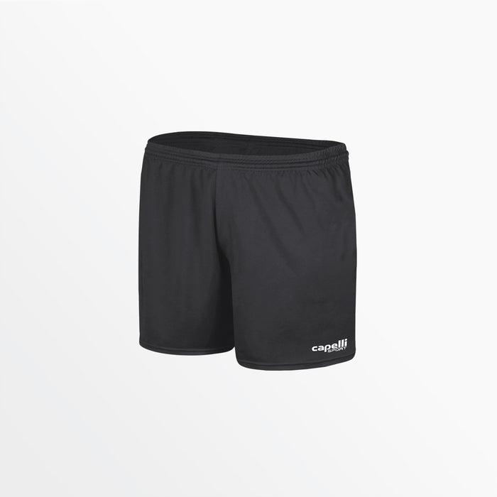 capelli WOMEN'S TEAM MATCH SHORTS 3" INSEAM Dark Grey