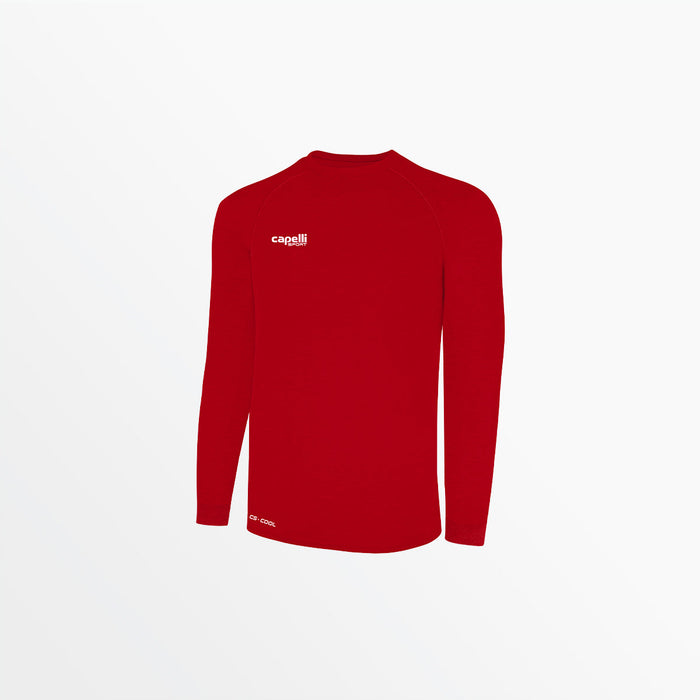 capelli YOUTH BASICS ⅠⅠ LONG SLEEVE TRAINING JERSEY Red