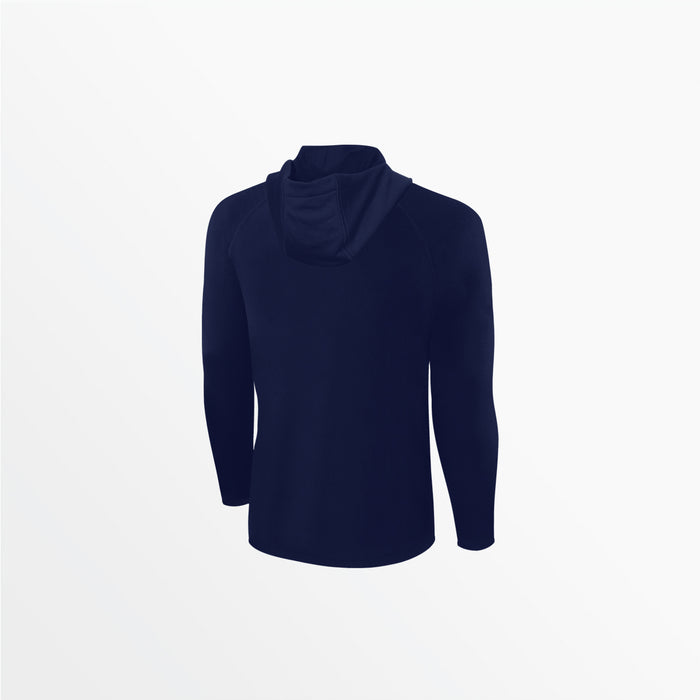 Capelli YOUTH CLUB LONG SLEEVE POLY HOODED TEE Navy