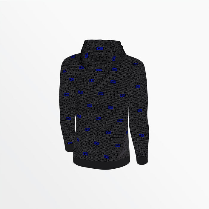 Capelli YOUTH CS MONOGRAM PRINT PULLOVER HOODIE Black Royal Blue