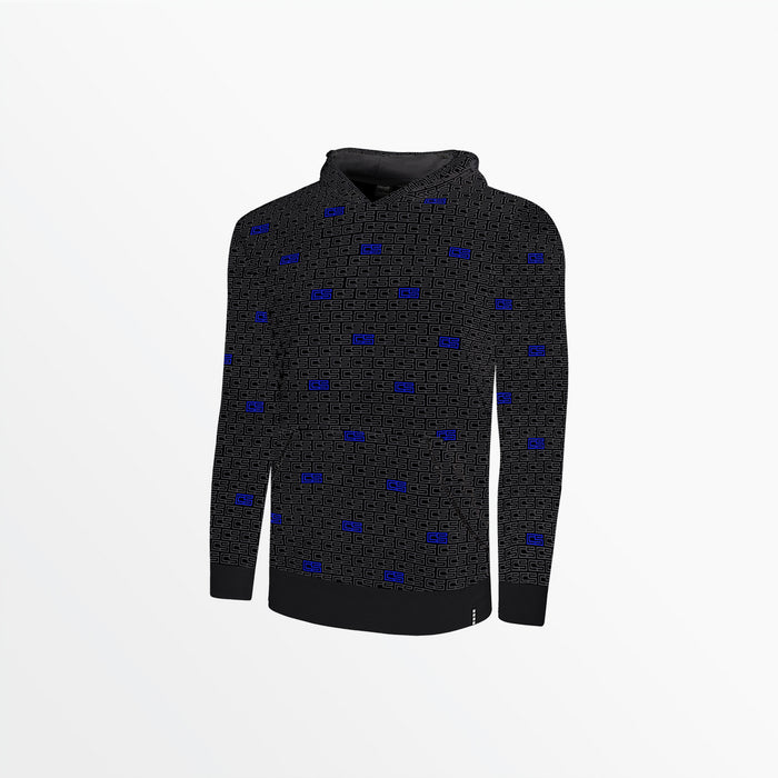 capelli YOUTH CS MONOGRAM PRINT PULLOVER HOODIE Black Royal Blue