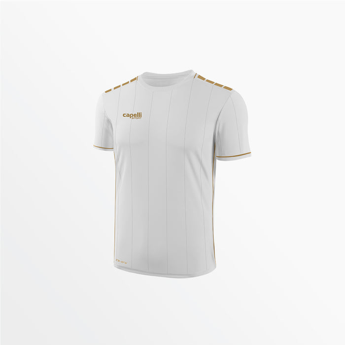 capelli YOUTH EMPIRE KNIT STRIPE JERSEY White Bright Gold