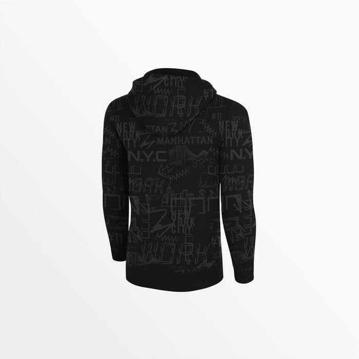 Capelli YOUTH FLEECE GRAPHIC PRINT PULLOVER HOODIE Black