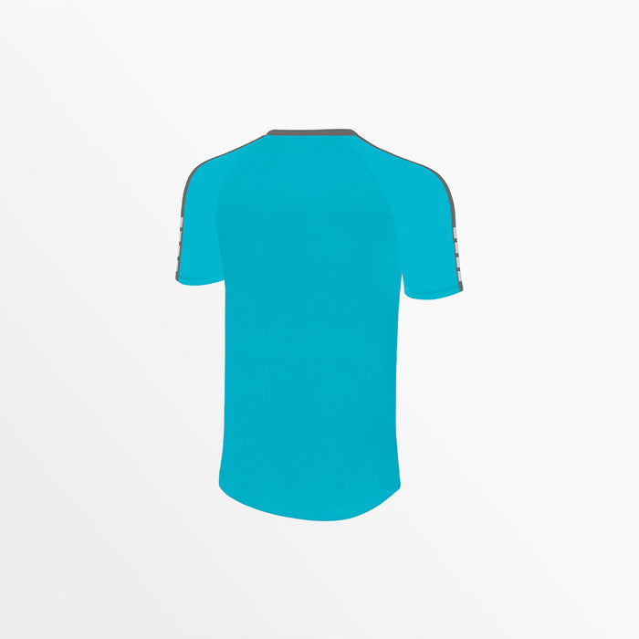 Capelli YOUTH MADISON SHORT SLEEVE TRAINING TOP Turquoise Medium Grey