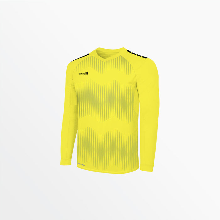 capelli YOUTH MADISON STATIC ⅠⅠ LONG SLEEVE GOALKEEPER JERSEY Neon Yellow