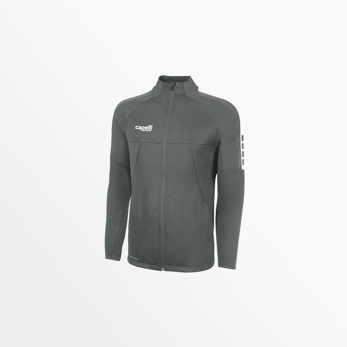 capelli YOUTH MADISON TRAINING JACKET Medium Grey Lime