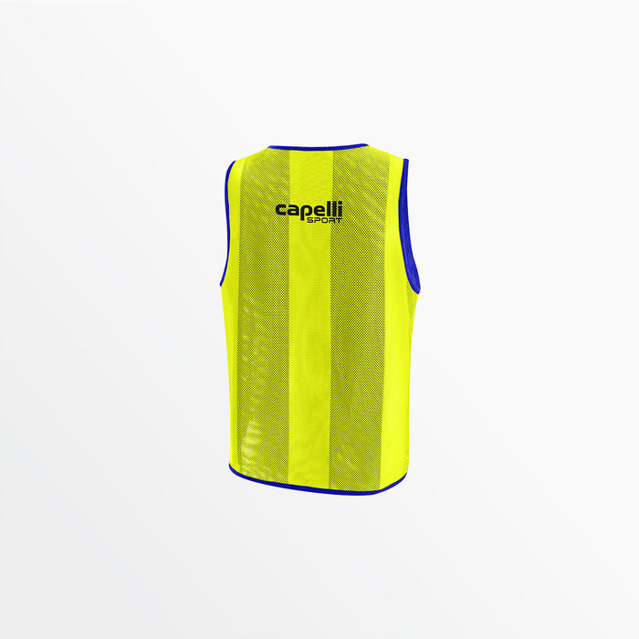 Capelli YOUTH REVERSIBLE TONAL STRIPE PRACTICE PINNIE