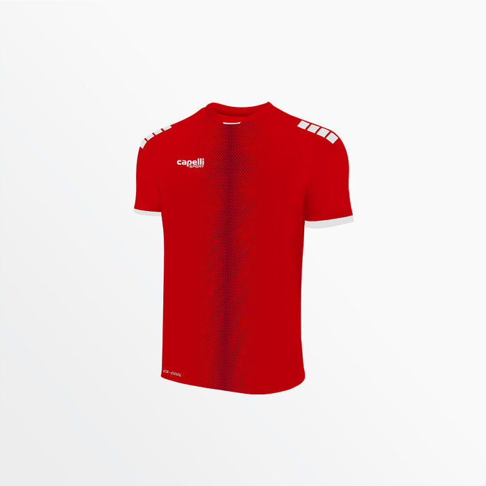 capelli YOUTH SHORT SLEEVE MADISON ⅠⅠ RHOMBUS JERSEY Red