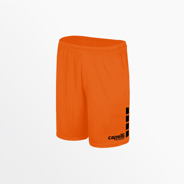 capelli YOUTH TEAM MATCH SHORTS WITH 4 CUBES Team Orange Black