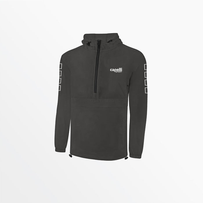 capelli ADULT CLASSIC PACKABLE WINDBREAKER Dark Grey