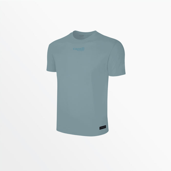 capelli ADULT UNISEX TONAL CREW NECK TEE Slate Blue