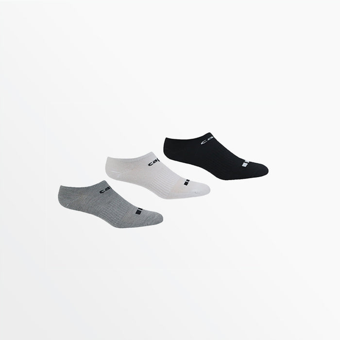 Capelli BASICS CS-COOL LIGHTWEIGHT NO SHOW SOCKS Grey Combo