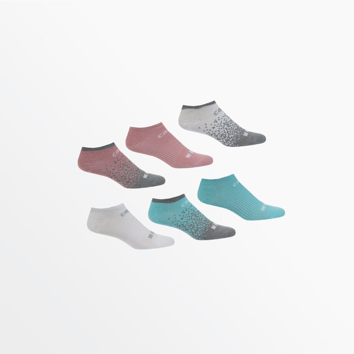 Capelli BASICS CS-COOL LIGHTWEIGHT NO SHOW SOCKS Pastel Combo