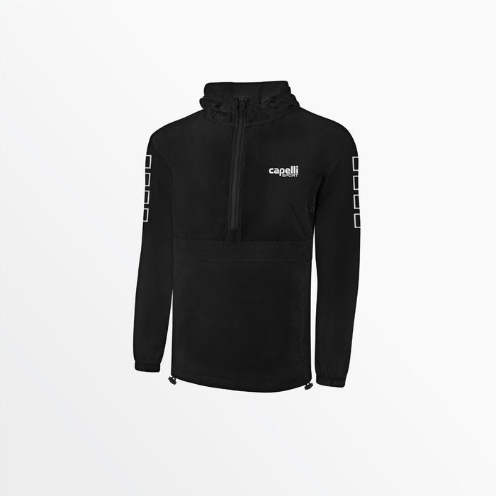 capelli ADULT CLASSIC PACKABLE WINDBREAKER Black