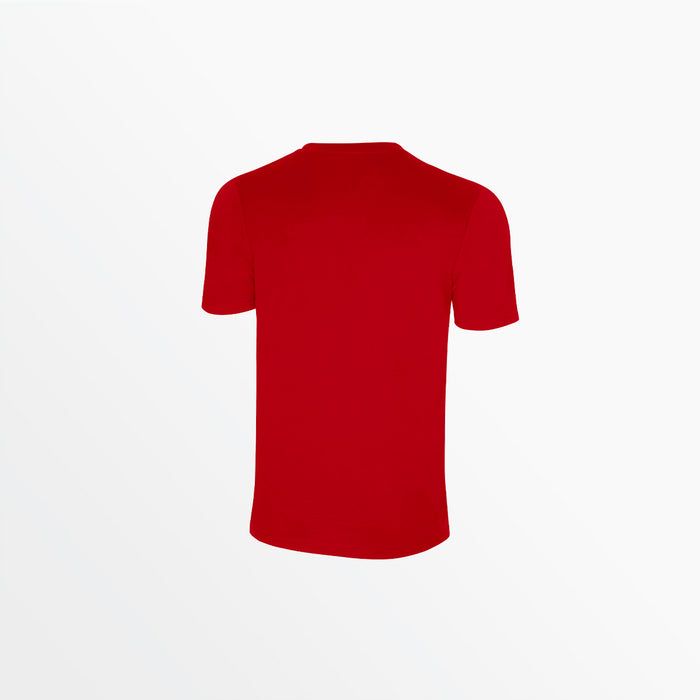 Capelli ADULT LOGO CREW NECK POLY TEE Red