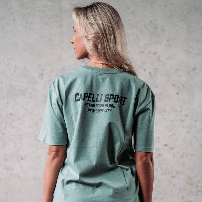 Capelli ADULT UNISEX CS ESTABLISHED TEE Sea Green