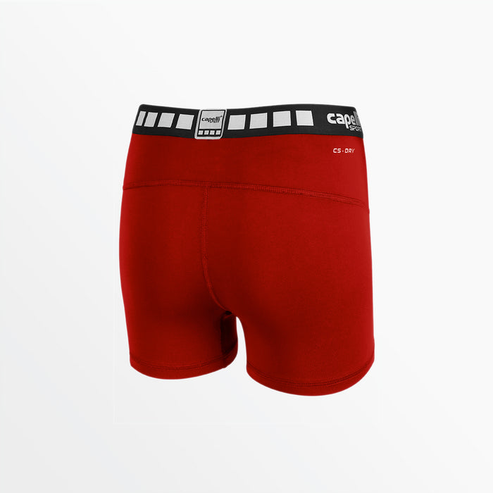 Capelli GIRL'S 4" PERFORMANCE SHORTS Red