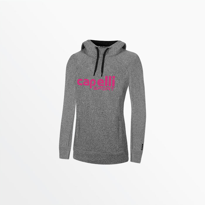 capelli GIRL'S LOGO HEATHER PULLOVER HOODIE Pink