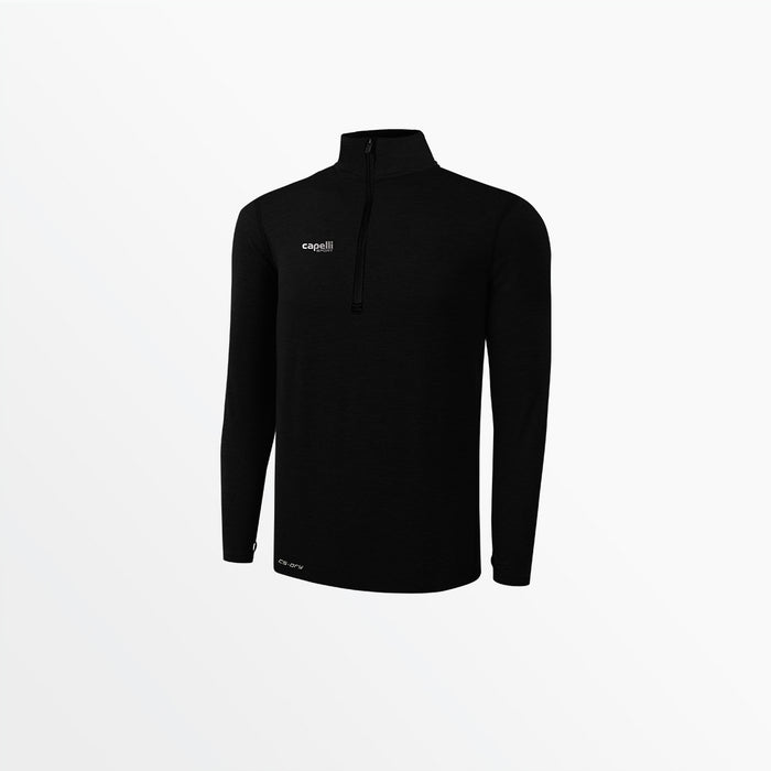capelli MEN'S BASICS 1/4 ZIP RUNNING TOP