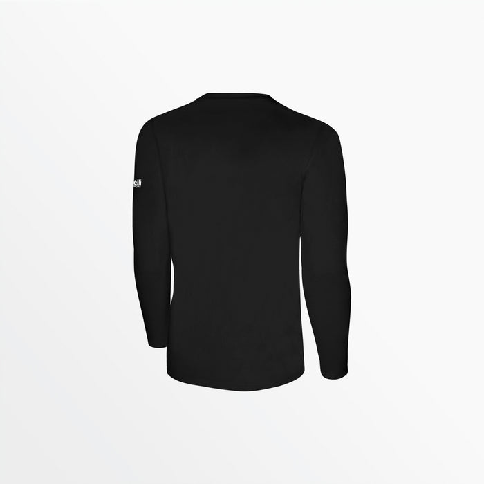 Capelli MEN'S BASICS LONG SLEEVE COTTON TEE Black